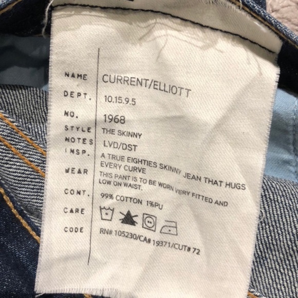 Current Elliott, size 29 Jeans, - Picture 2 of 6